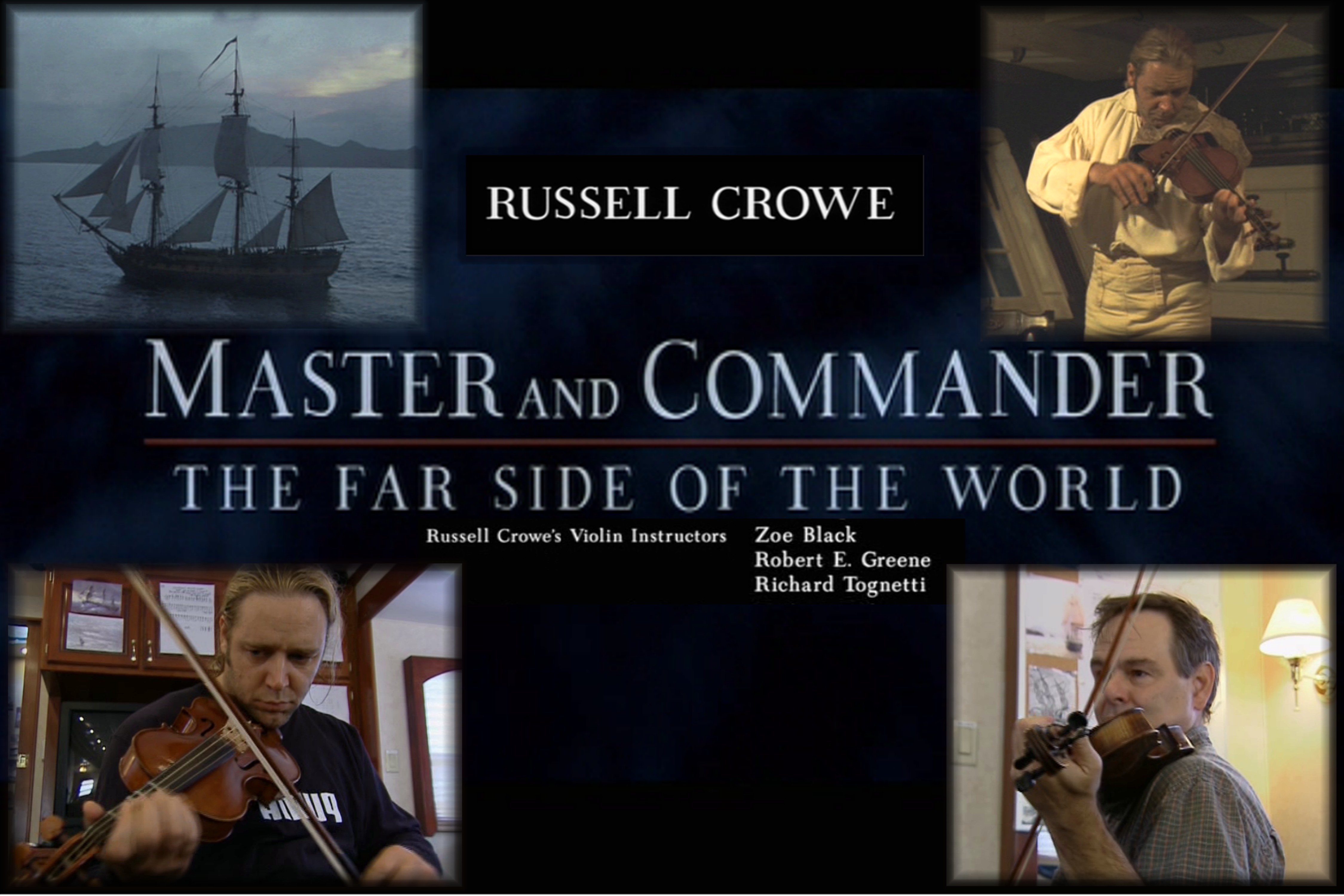 REG screen credit for Master and Commander